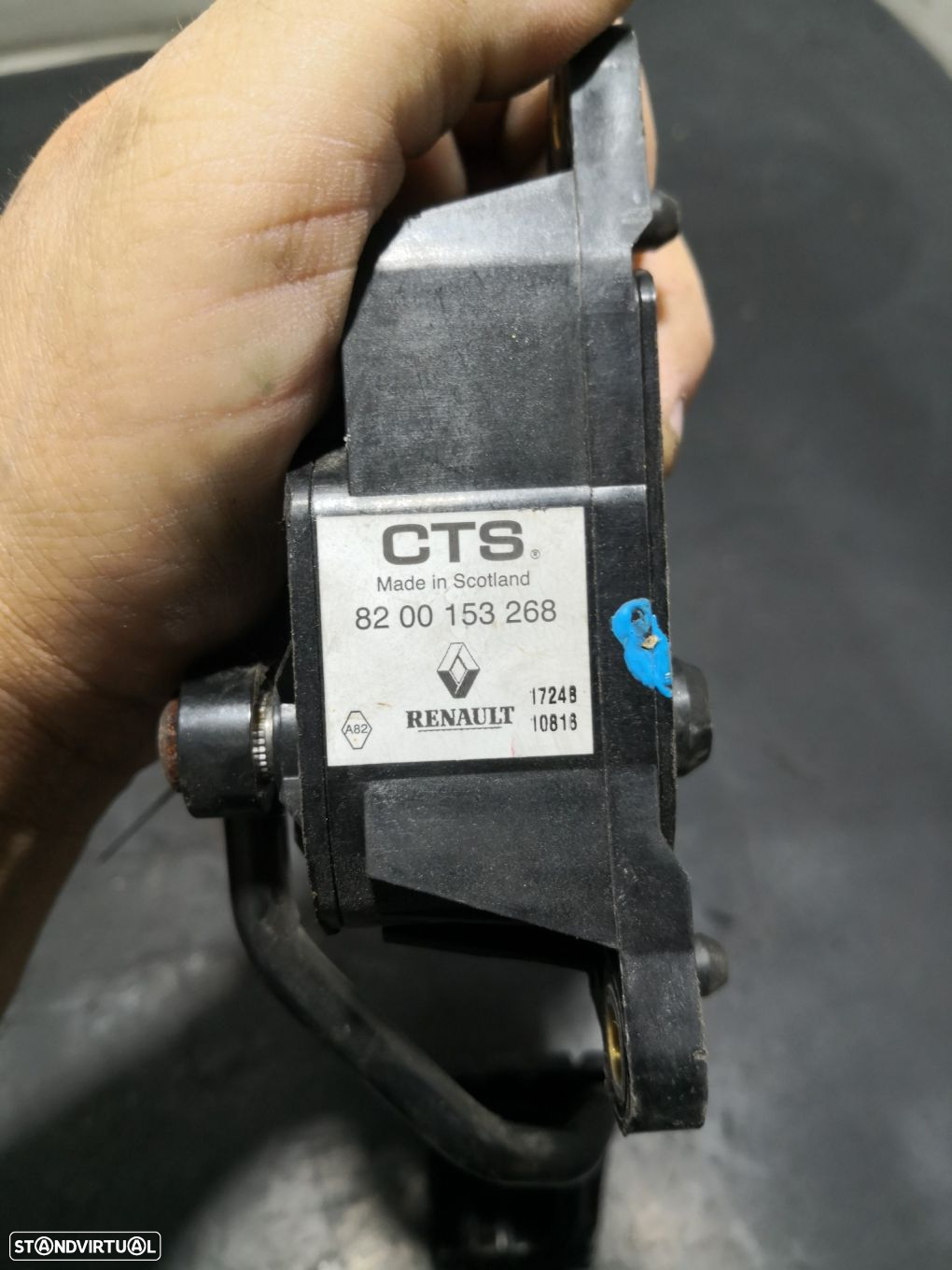 Pedal Potenciometro Acelerador Renault Megane Ii (Bm0/1_, Cm0/1_) - 2