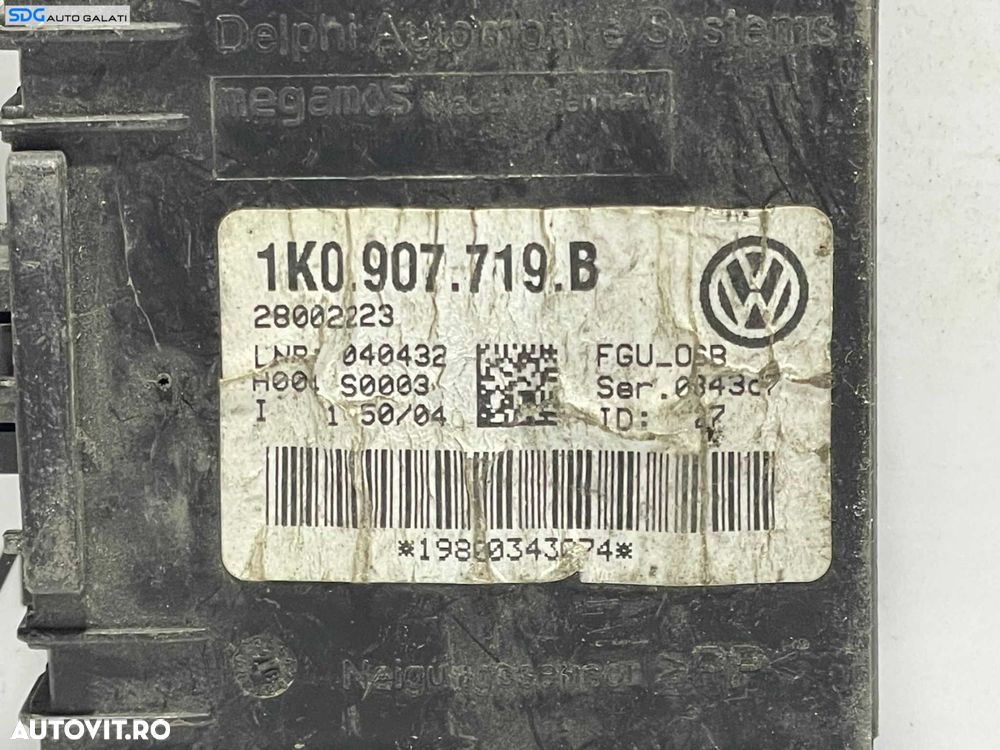 Unitate Modul Calculator Control Alarma Volkswagen Golf 5 Plus 2004 - 2008 Cod 1K0907719B [L3533] - 2