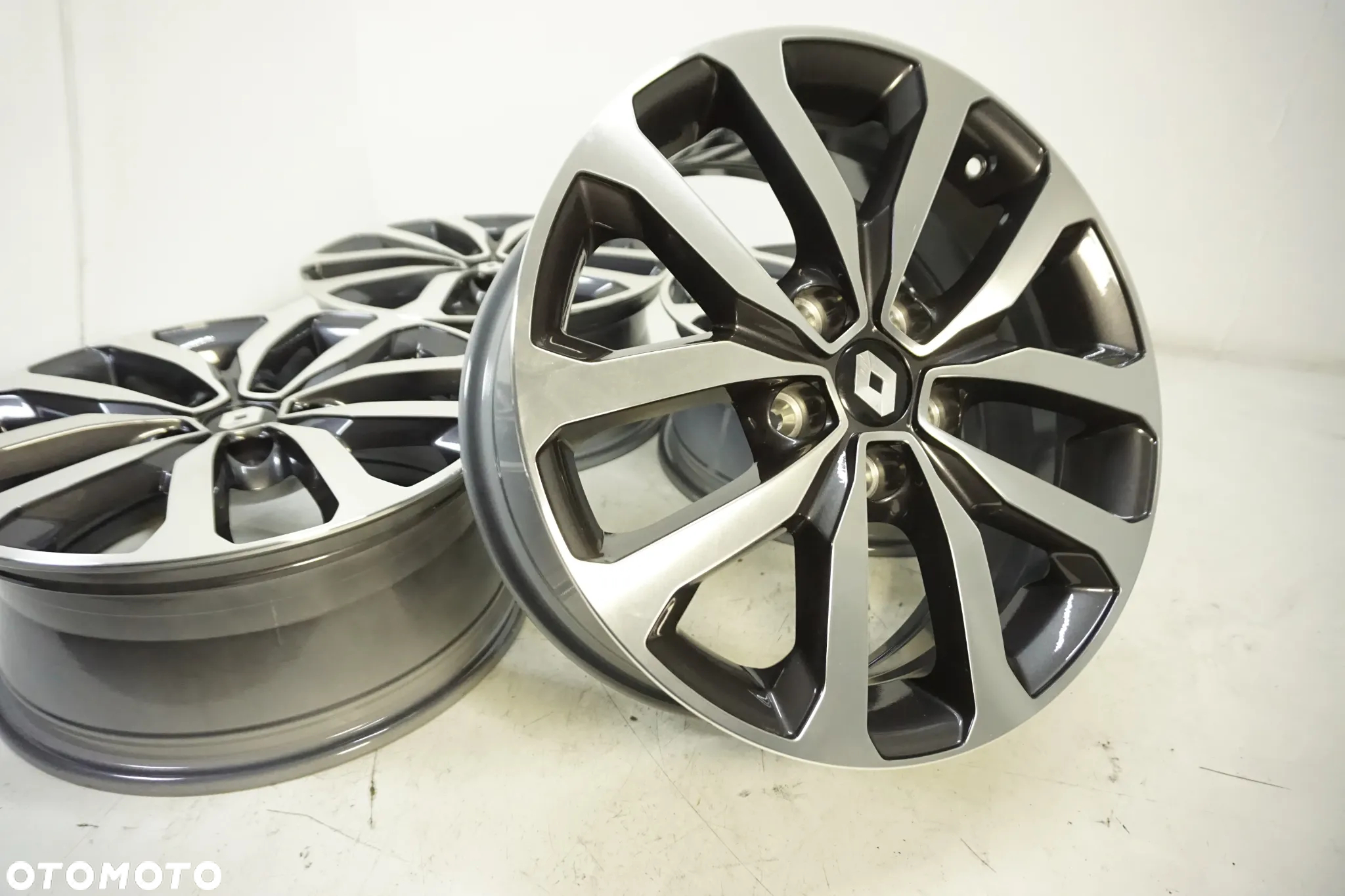 FELGI ALUMINIOWE 17 RENAULT KADJAR SYMBIOZ EXPRESS ZOE  CAPTUR II KADJAR KOLEOS MEGANE SCENIC TALISMAN ESPACE LAGUNA III FLUENCE KANGOO ORYGINAŁ GRAFIT - 8