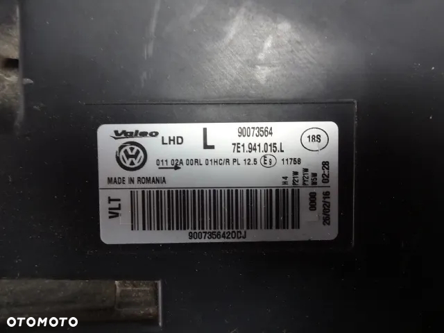 Lewa przednia lampa VW Transporter T6 - 4