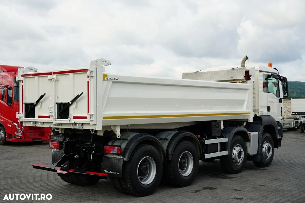 MAN TGS 35.420 / 8X4 / BASCULATOR CU 2 LATE / MEILLER KIPPER / HIDROBRAT / AUTOMAT / EURO 6 - 19