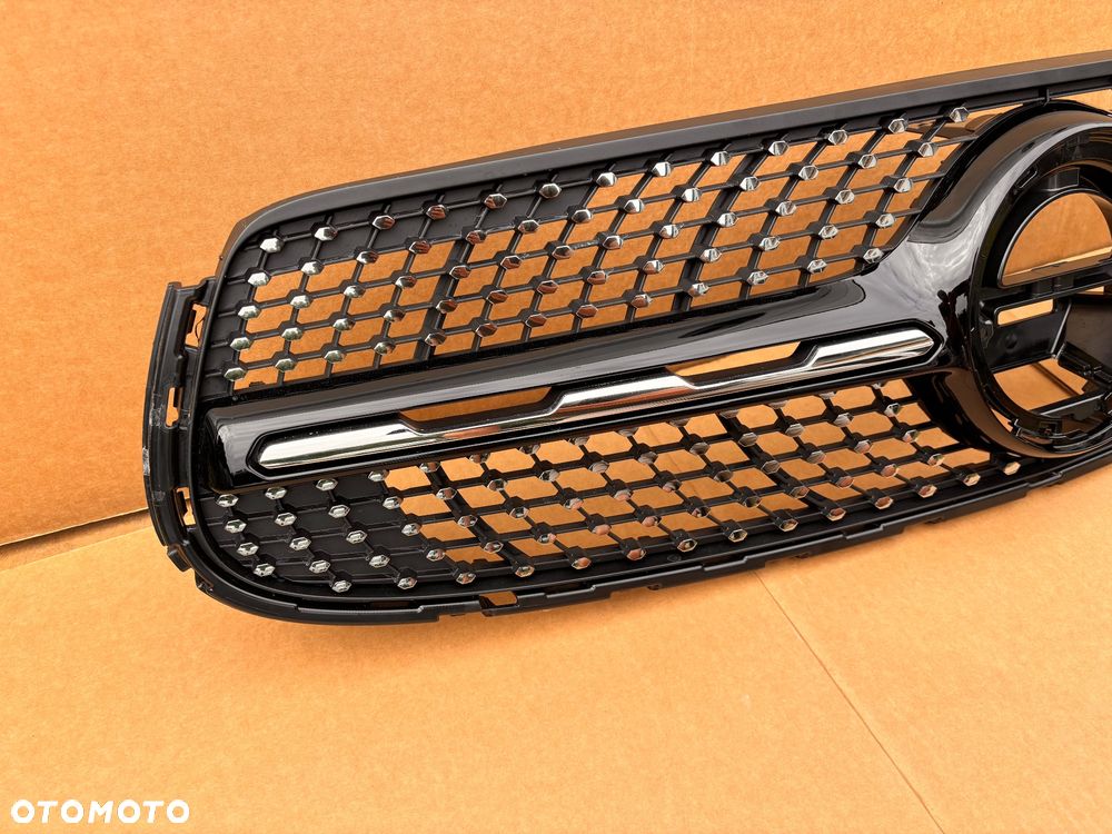 Mercedes Glc W253 Lift Amg Oryginalny Grill Zderzaka Przedniego Diamont Night Czarny Srebrny Oryginalny A2538886600 A2538809504 Jak Nowy Diamond A2058175101 - 3