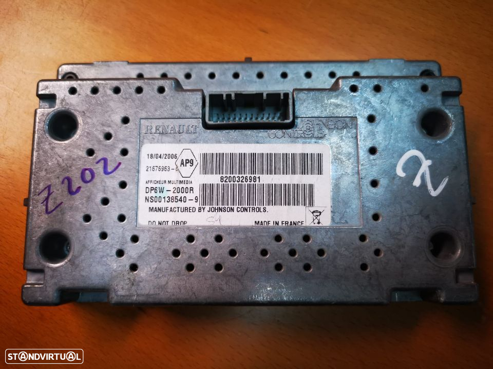 RENAULT LAGUNA II DISPLAY GPS - Z202 - 3