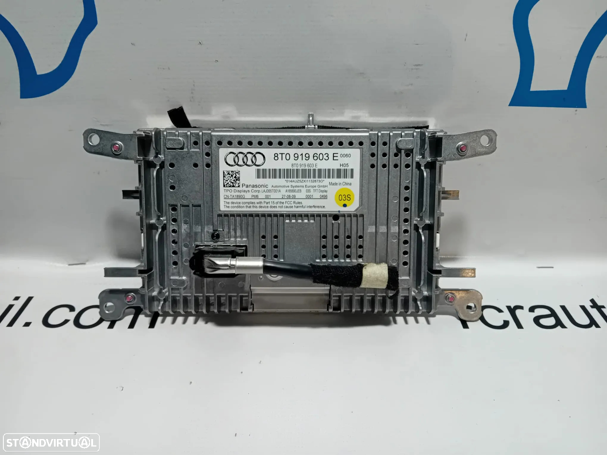 Display de informação Audi original - 5