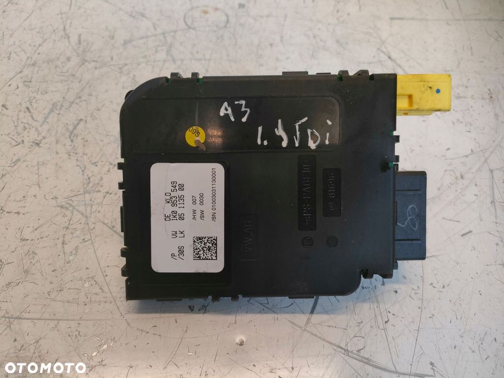 AUDI A3 8P 1.9 TDI 3-DRZWI 03- CZUJNIK KĄTA SKRĘTU 1K0953549 - 1