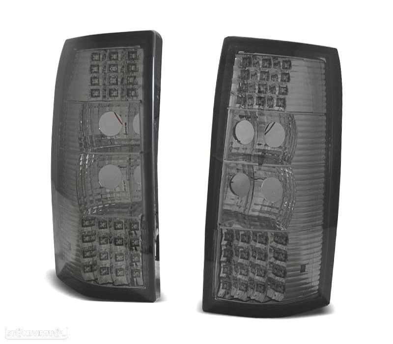 FAROLINS TRASEIROS LED OPEL OMEGA B CARAVAN 94-99 PRETO - 1