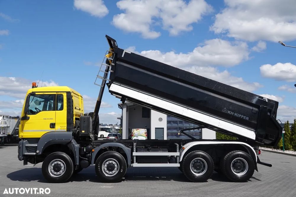 MAN TGS 41.460 / 8X8 / ​​​​BASCULĂ SPATE / MANUALĂ / HARDOX / KH-KIPPER / 2017 / - 4