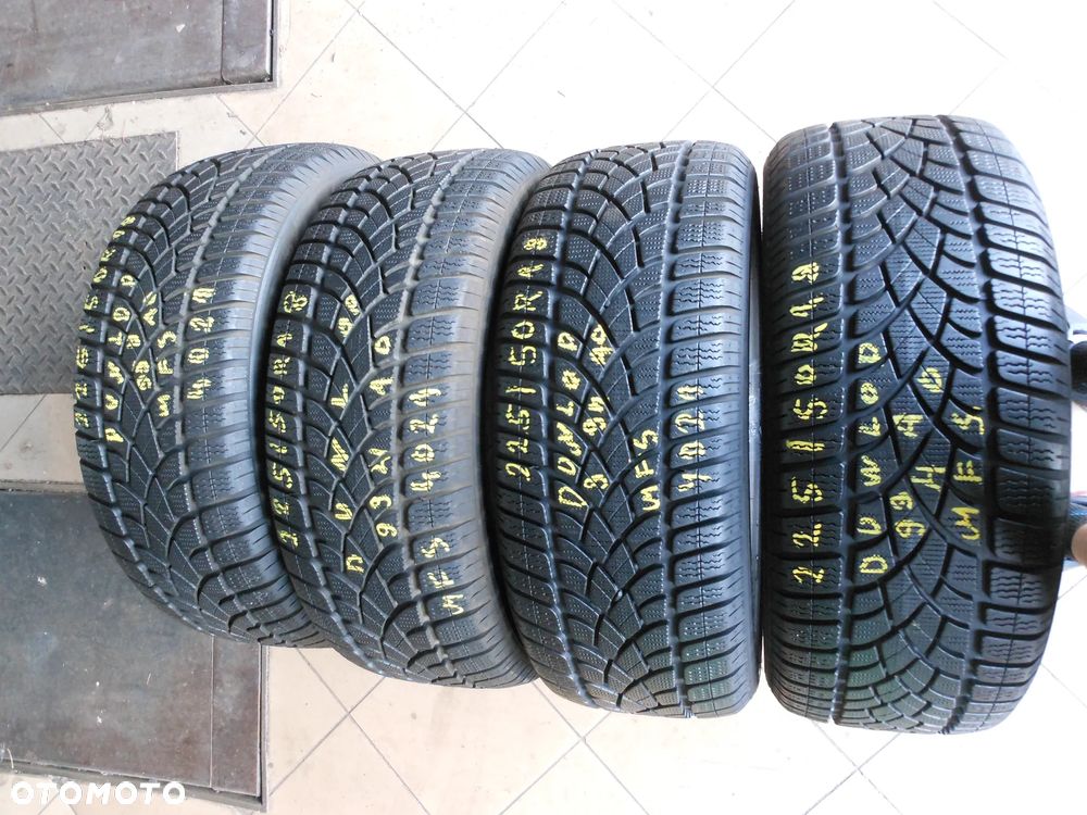 opony 225/50r18 dunlop sp winter sport 3d AO 7,5mm zima komplet - 1