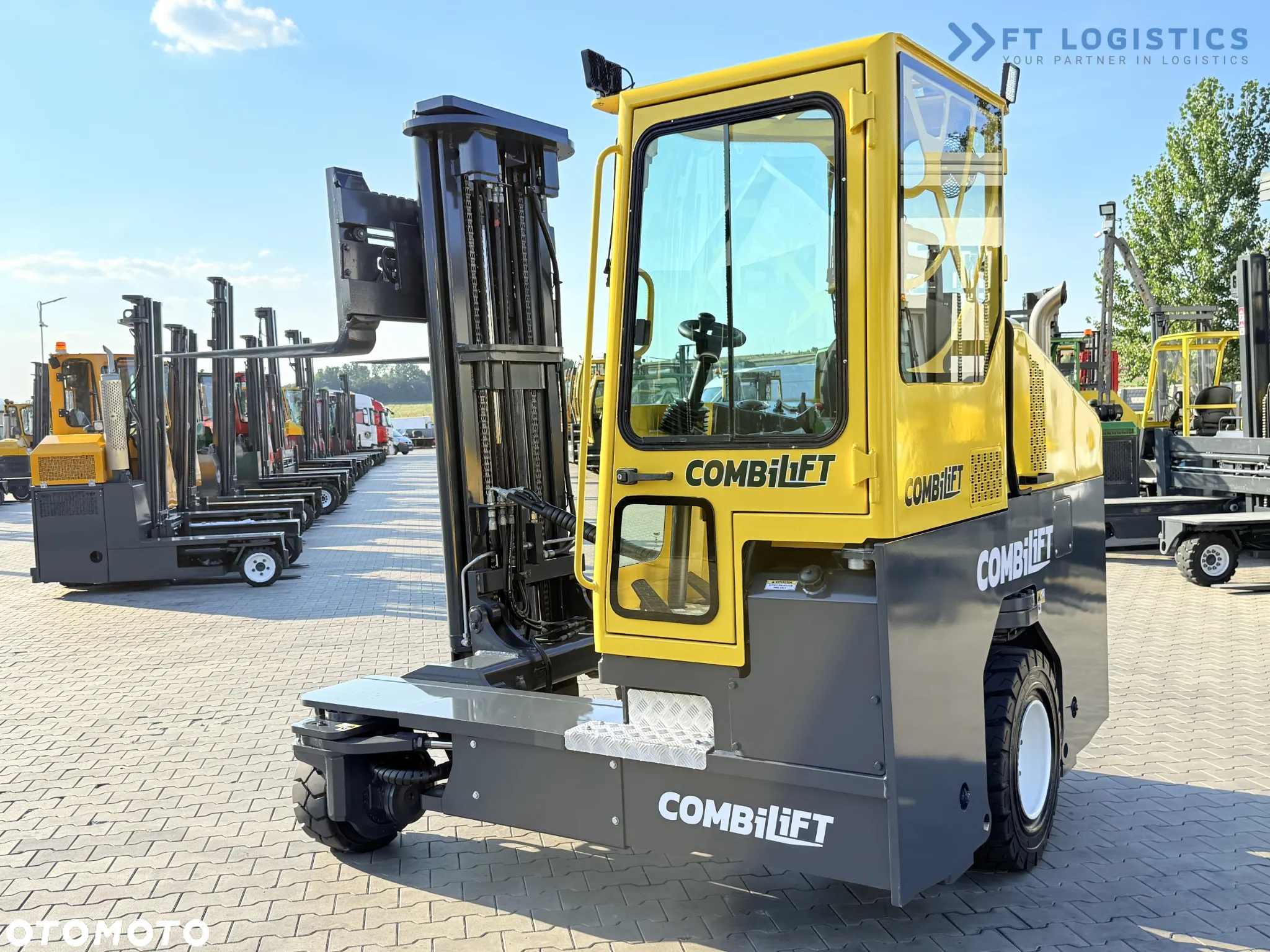 Combilift C5000 / DIESEL / TRIPLEX 6000MM / WOLNY SKOK / POZYCJONER WIDEŁ / WBUDOWANA WAGA / OGRZEWANIE / PEŁNA KABINA / STAN IDEALNY / zeroka oferta wózków czterokierunkowych i bocznych, dopasowanych do różnorodnych potrzeb i zastosowań - 24