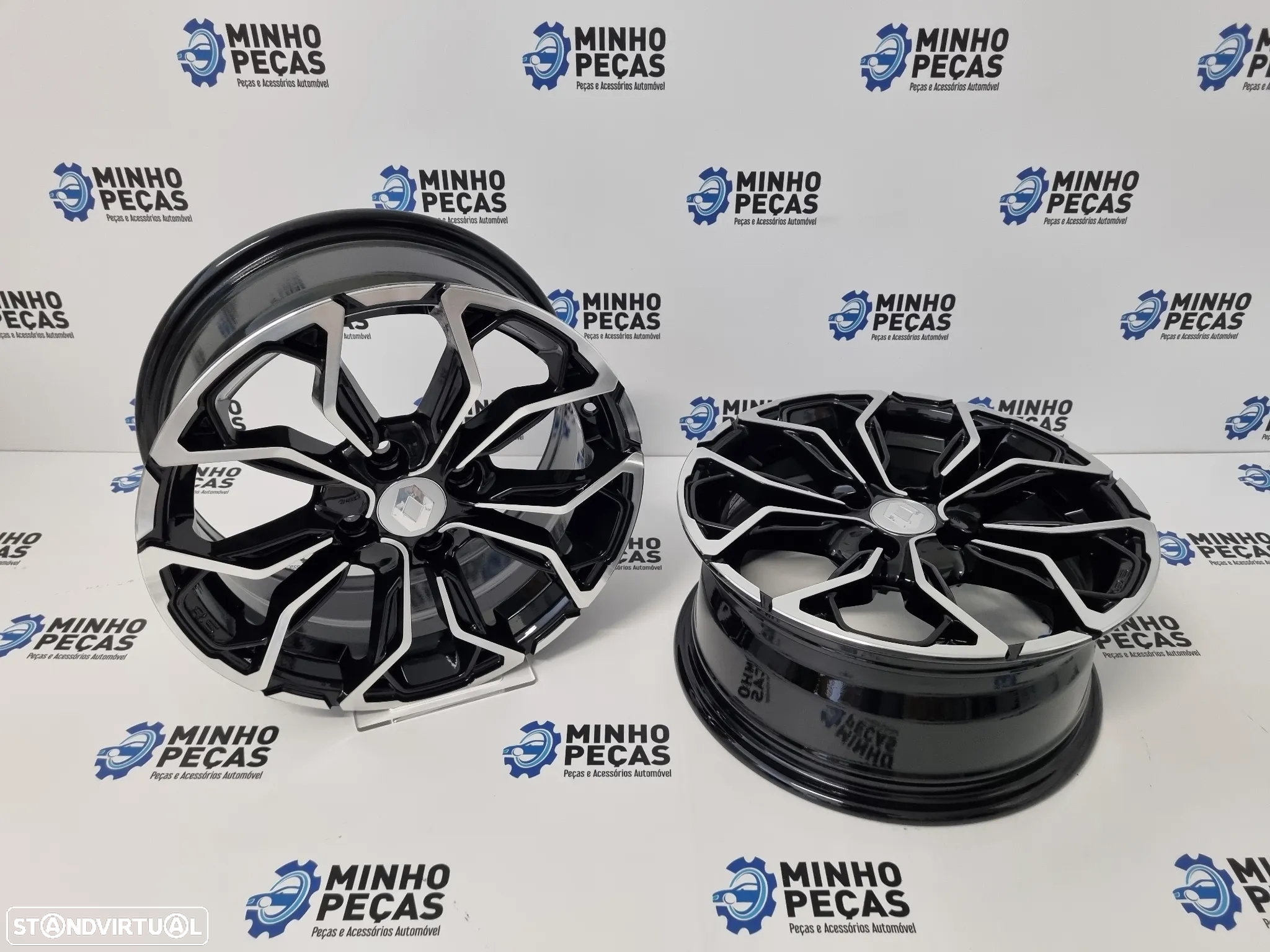 Jantes Renault Clio RS em 15 Preto Polido (4x100) - 4