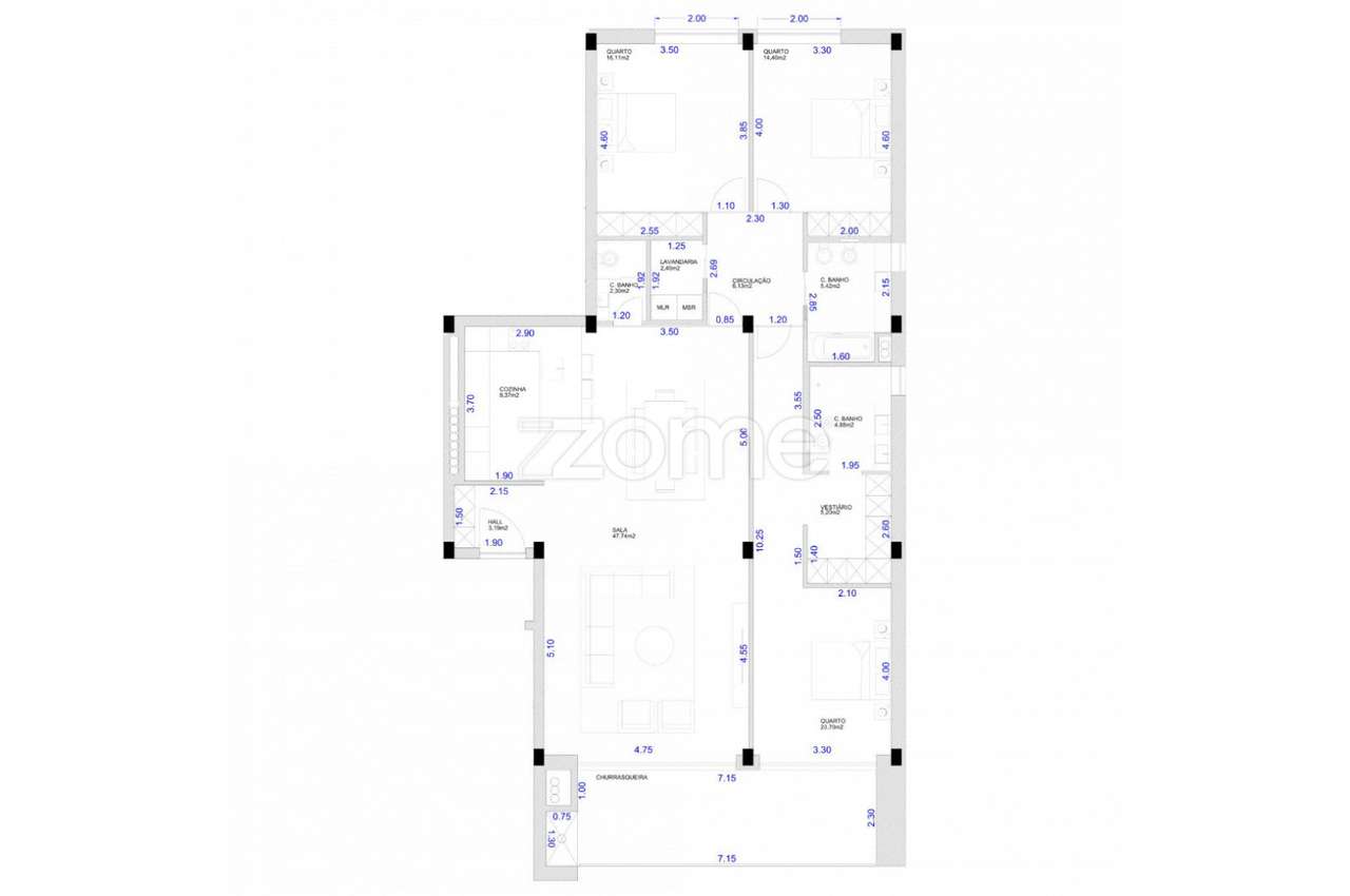 Apartamento T3 Novo em Fonte Arcada, Póvoa de Lanhoso