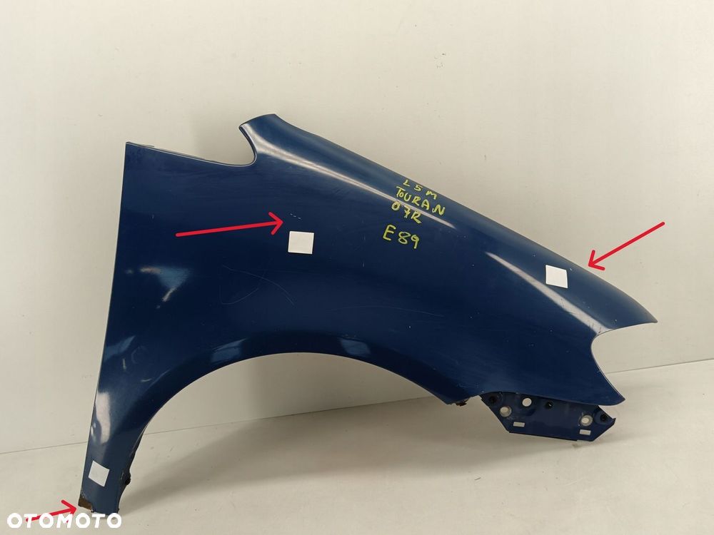 BŁOTNIK PRAWY PRZEDNI VW TOURAN 03-10 LL5M - 1