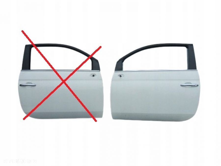 FIAT 500 DRZWI lewe przód przednie - 1