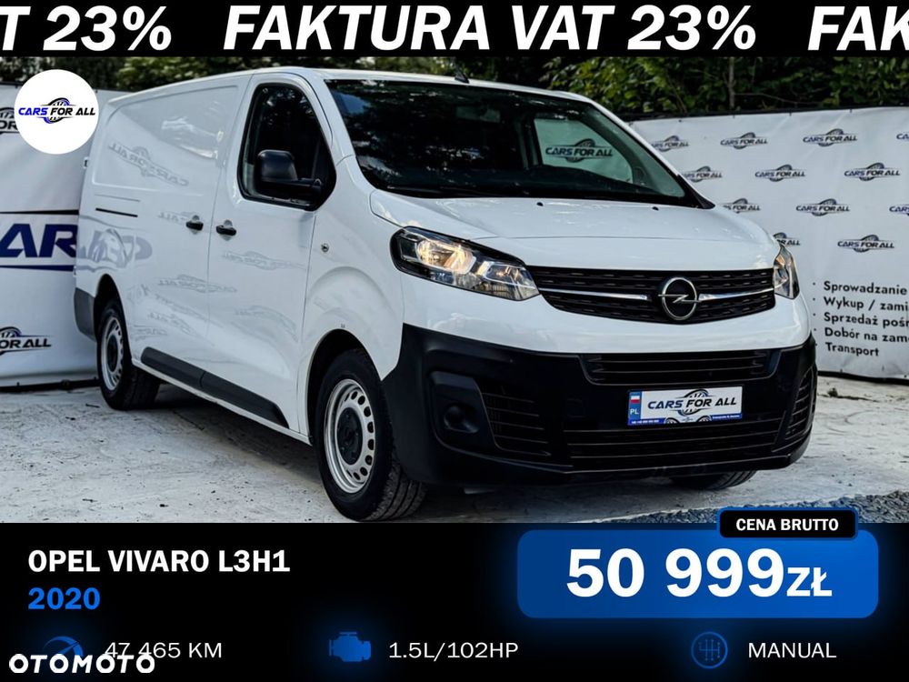Opel Vivaro 2020  1.5 Serwis ASO Mały Przebieg - 2