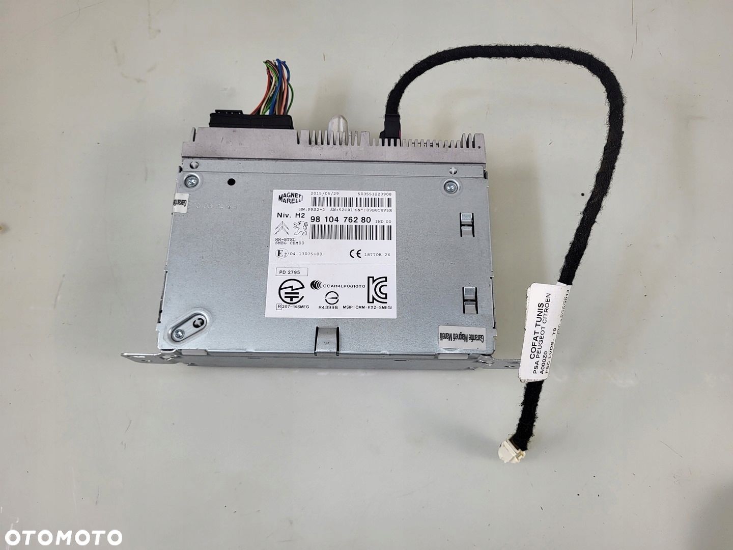 radio moduł radia sterownik PEUGEOT 308 II T9 9810476280 - 1