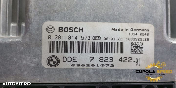 Calculator motor ECU 7823422-01 0281014573 2.0D N47 177Cp BMW Seria 5 - 2