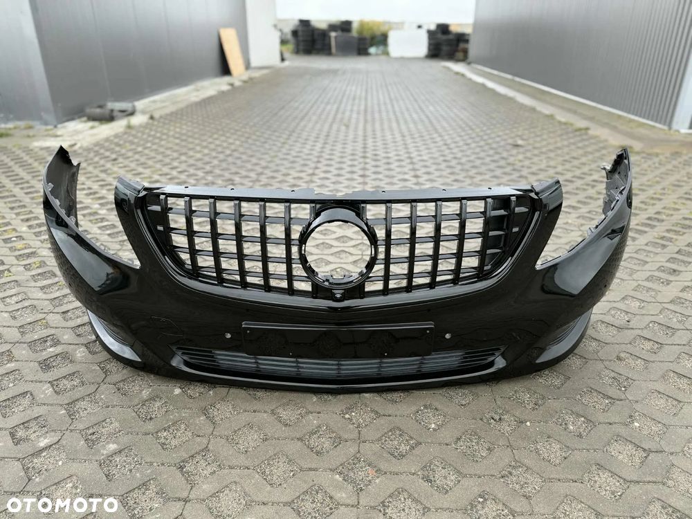 Mercedes V Klasa W447 Zderzak przód przedni 191 6xPDC Grill kompletny 14-19. Bardzo ładny - 7