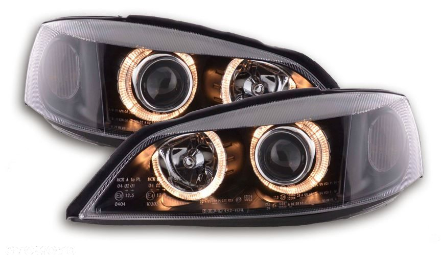 LAMPY Reflektory OPEL ASTRA G II  1998 - 2005 R DEPO Soczewki RINGI H7/H7 - 2