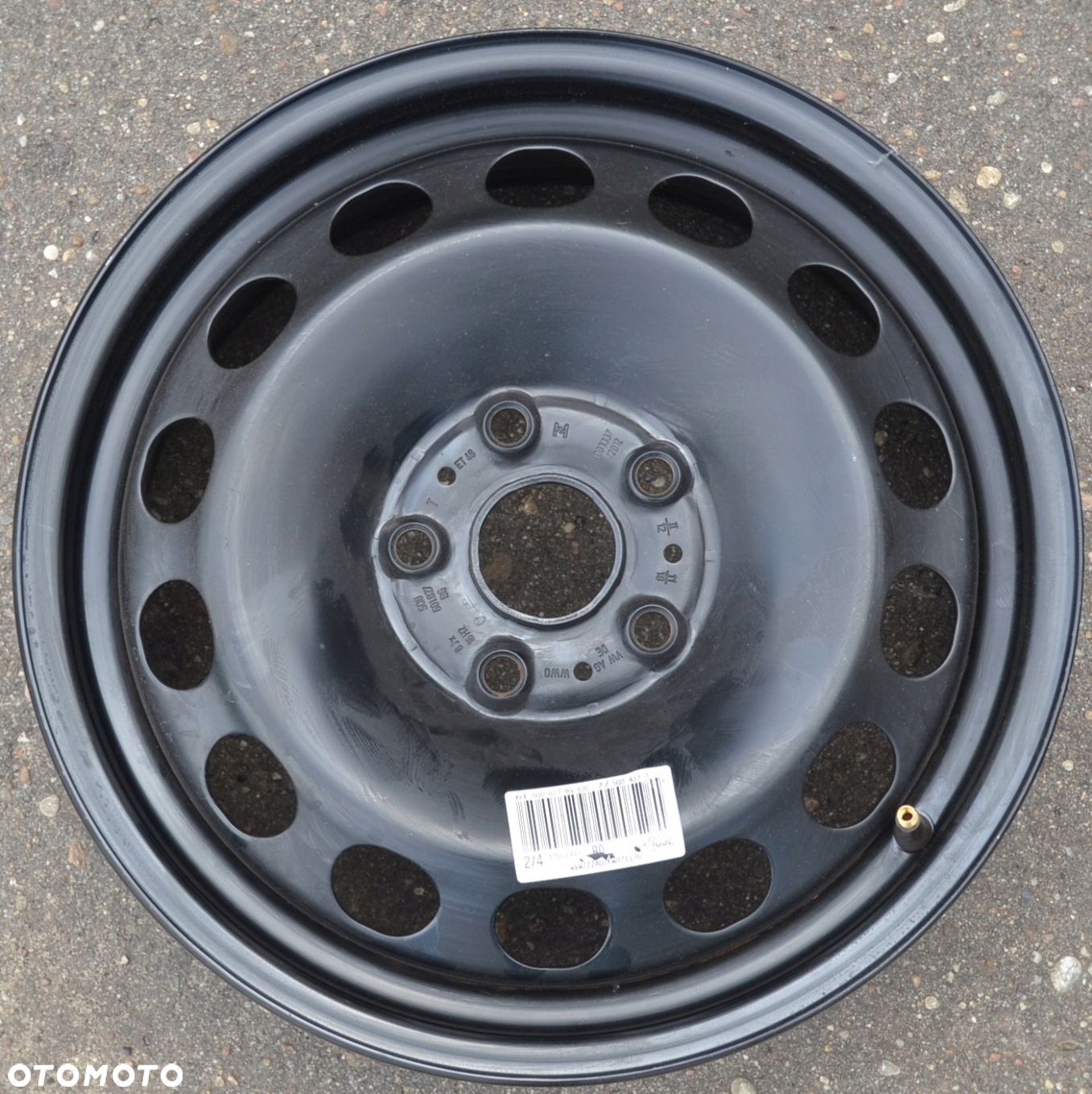 FELGA STALOWA VW SKODA AUDI SEAT 5x112 6J16 ET 48 x1szt F-443 - 13