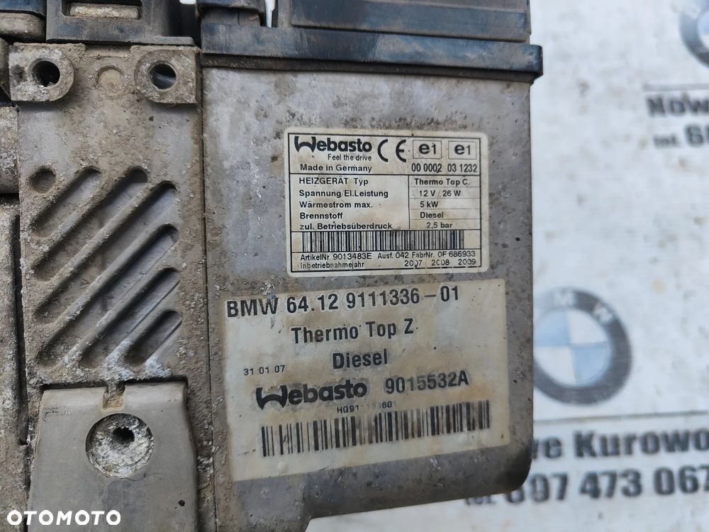 BMW E65 E66 3.0d Webasto SPRAWNE 9111336 - 4