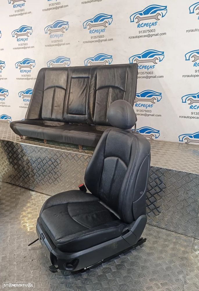 .BANCO BANCOS MERCEDES BENZ CLASS E W211 PELE AQUECIDO AIRBAG FRENTE FRONTAL TRASEIRO TRÁS - 15