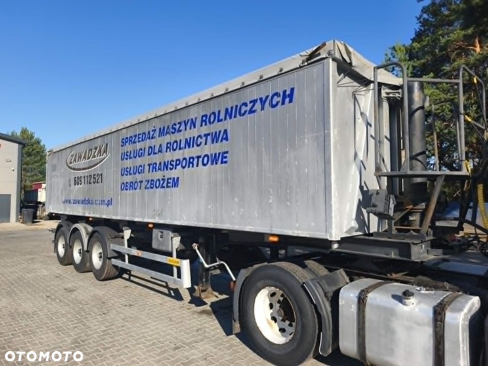 Zaslaw wywrotka 45m3 góra aluminiowa, rama stalowa, Osie Bpw, hamulce bebnowe, os podnoszona - 11
