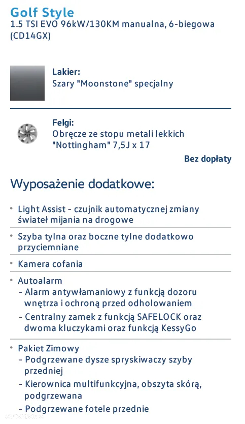 Volkswagen Golf VIII 1.5 TSI EVO Style - 39