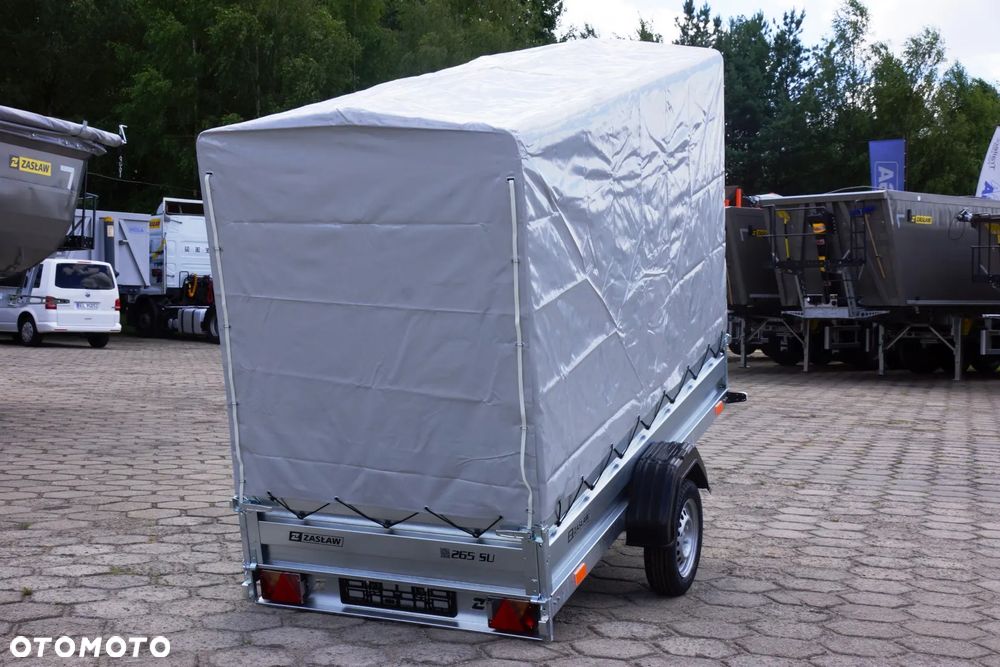 Zaslaw Przyczepa na kat. B WYWROT + PLANDEKA H=1,50 M - DMC 750 KG!!! - 9