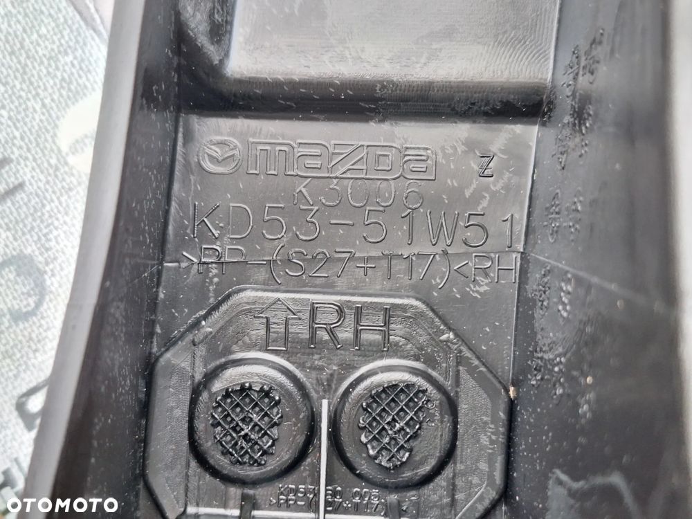MAZDA CX-5 2012-2017 Nowa listwa błotnika prawy tył (nakładka) - 8