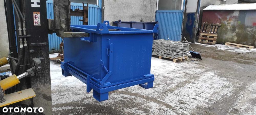 Pojemnik na Drewno, Złom, Szkło Samowyładowczy PMDB 500L Kontener - 6