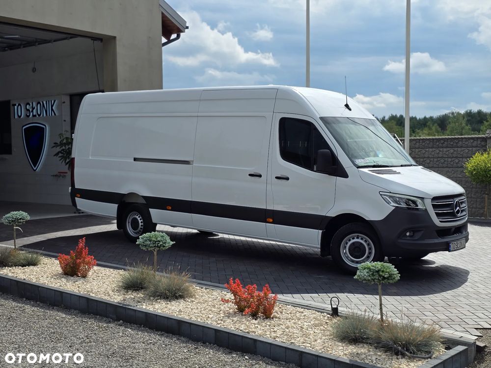 Mercedes-Benz SPRINTER 319 3.0 V6 190KM 60 Tyś km LONG 4,80cm Długi BOGATA OPCJA WYPOSAŻENIA KAMERA FUL LED HIGH PERFORMANCE MBOX 7 cala SEDZENIE KIEROWCY KOMFORTOWE TEMPOMAT AKTYWNY SALON PL STAN NOWY NOWY NOWY SERWIS ASO DO OSTATNIEGO Km - 2