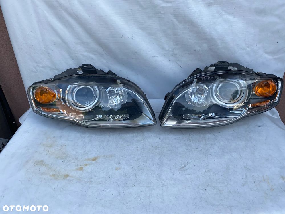 lampy audi a4 b7 bi xenon nieskrętny komplet eu całe - 1