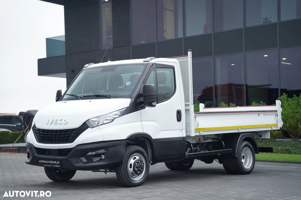 Iveco DAILY 35-160 / BASCULABILĂ - 3,3 M / BASCULARE PE SPATE / ROȚI DUBLE PE SPATE / MANUALĂ / IMPORT / - 16