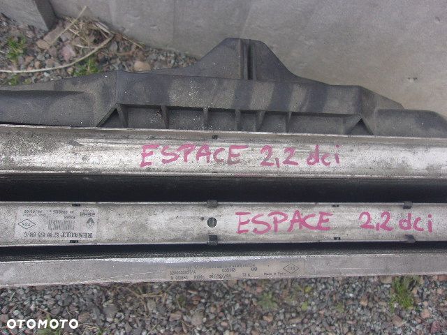 Komplet Chłodnic 2.2 DCI Espace 4 8200075810 8200387730 - 4