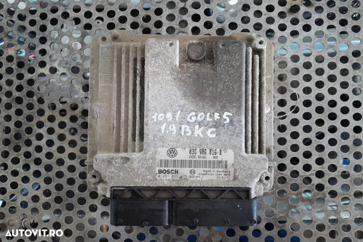 Calculator motor ECU 03G906016B Volkswagen VW Golf 5 [2003 - 2009] Ha - 1