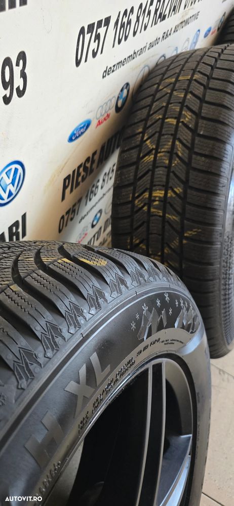 Jante R17 Vw Tiguan T-Roc Audi Q3 Q5 Skoda Karoq Kamiq 5x112 Anvelope Noi Iarna 215/65R17 - 8
