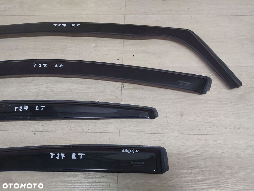 Toyota Avensis T27 Lift T29 owiewka szyby drzwi owiewki 4szt SEDAN - 2