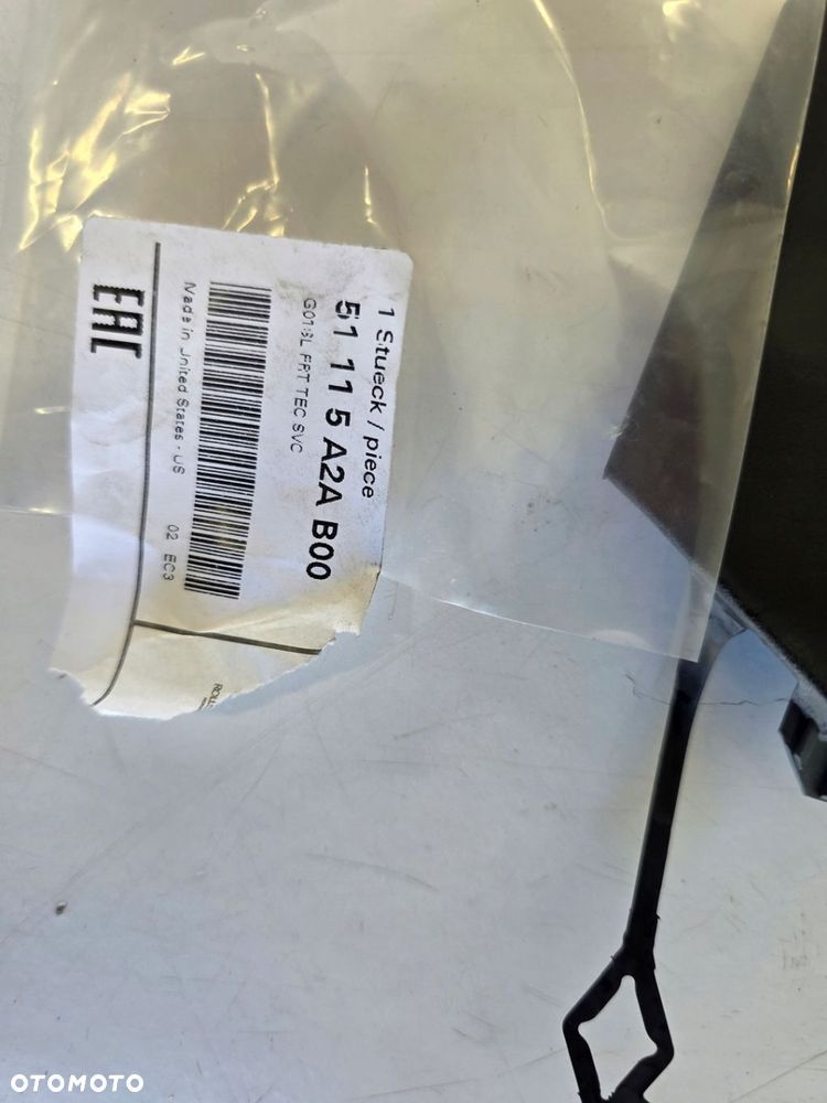 Zaślepka haka przód BMW X3 G01 X4 G02 LIFT LCI 51115A2AB00 - NOWA - 4