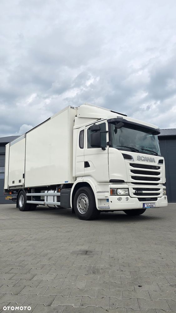 Scania G410 Euro 6  bez EGR 4x2 chłodnia full air kurierka rama do zabudowy import Szwajcaria piękny stan! - 1