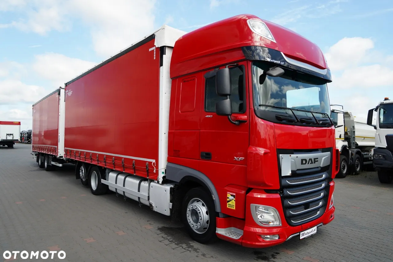 DAF XF 480 / ZESTAW TANDEM / 120 M3 / PRZEJAZDOWY / PO ZŁOTYM KONTRAKCIE SERWISOWYM - 4