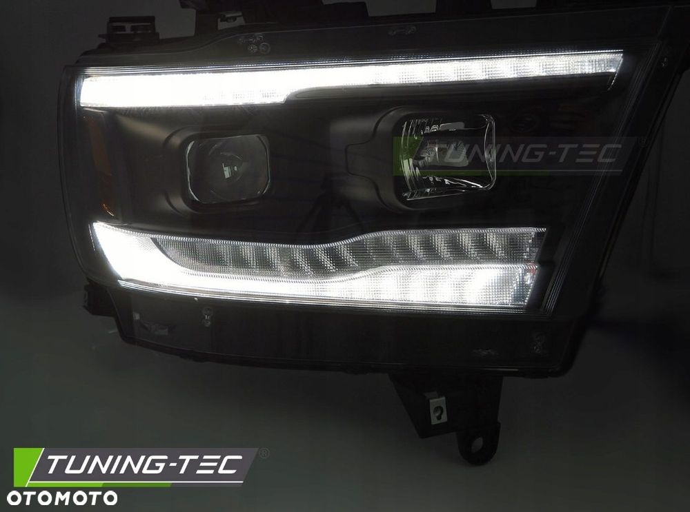 Reflektory Lampy kpl Diody Soczewka Black Czarne Dodge Ram V 5 1500 2019-24 - 3