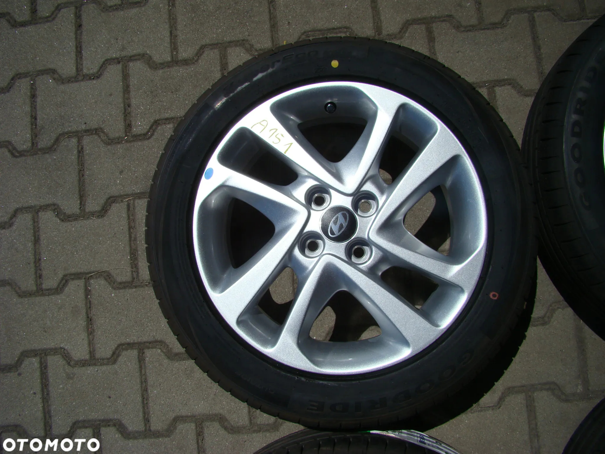 a151 4x100 4x100 Hyundai I20 Bayon 6jx16 opony lato niemontowane 195/55 - 2