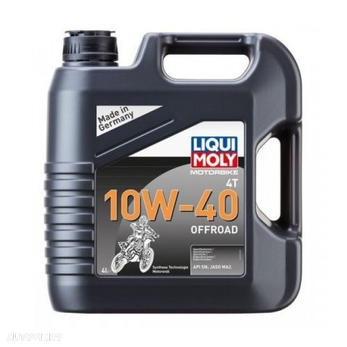 Ulei motor Liqui Moly Motorbike 4T 10W40 Offroad 4 Litri - 1