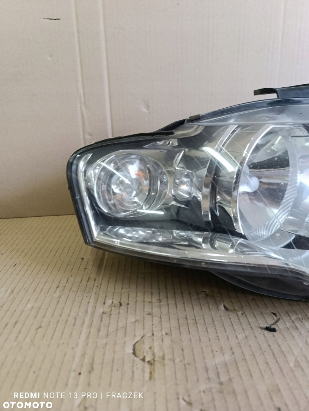 REFLEKTOR PRAWY LAMPA PRAWY LUB LEWY PRZÓD AUDI A4 B7 8E0941004BK - 3