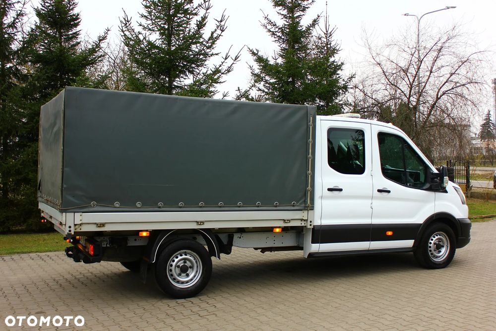 Ford TRANSIT BRYGADÓWKA 2.0 TDCI 130KM 7 OSÓB PAKA PLANDEKA OŚWIETLENIE ROBOCZE - 9