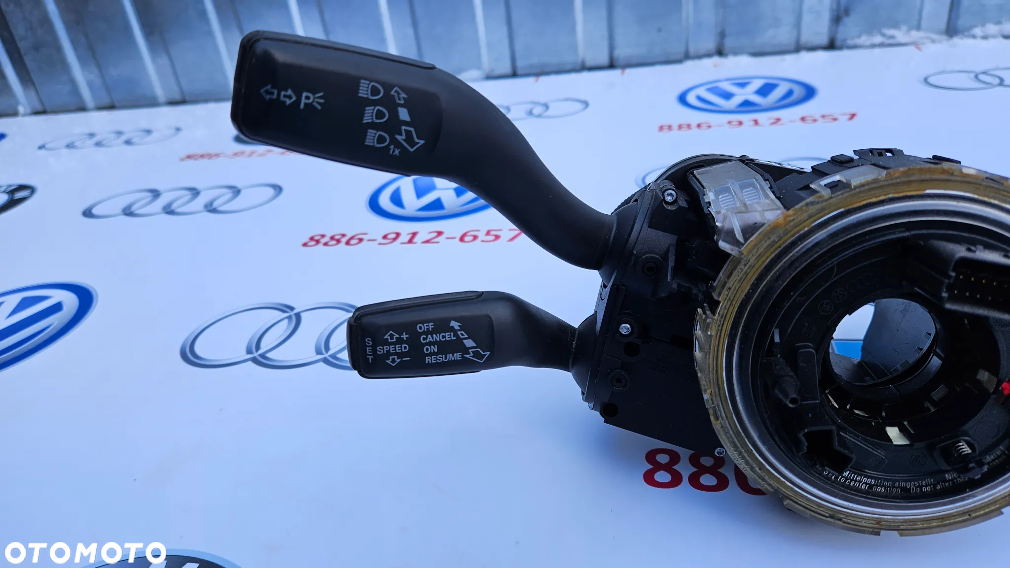 Audi A6 C6 Sedan Lift 2008-2011 Przełącznik zespolony Manetki Pająk Taśma  4E0953541A 4F0953549D - 4