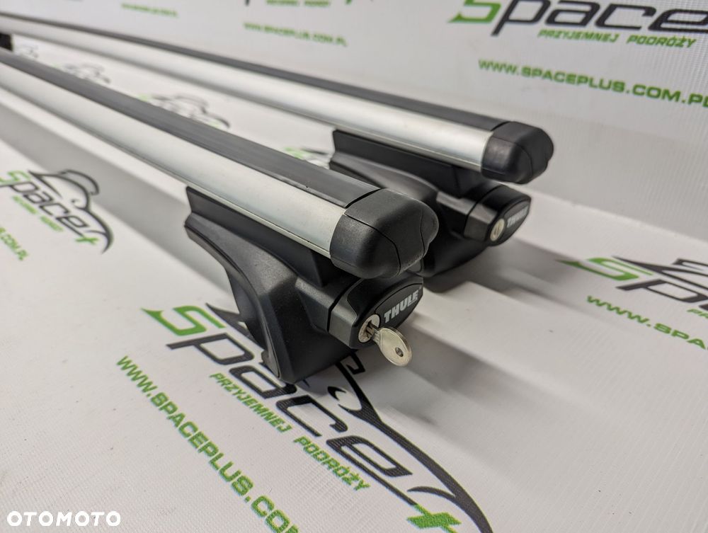 Bagażnik dachowy Thule: belki 869 + Stopy 757 Na otwarte relingi - 1