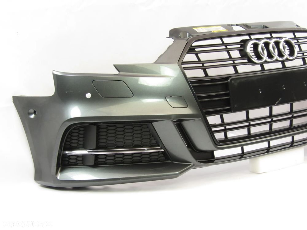 Zderzak przedni Audi A3 16 - 20 S Line Hatchback Sprysk./ Pdc-6  LZ7S - 16