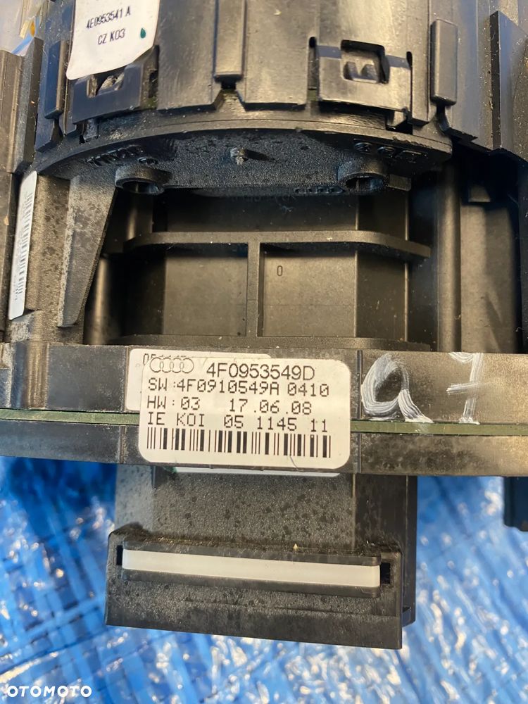 AUDI A6 C6   Q7 4L PRZEŁĄCZNIK ZESPOLONY TAŚMA TAŚMY ZWIJAK MANETKI 4f0953549D  4f0910549A ORYGINAŁ - 7