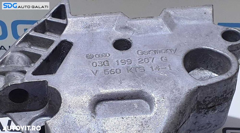 Suport Motor Dreapta Seat Leon 1P 1.9 TDI BKC BLS BXE BXF 2006 - 2013 Cod 03G199207G [MA0218] - 5
